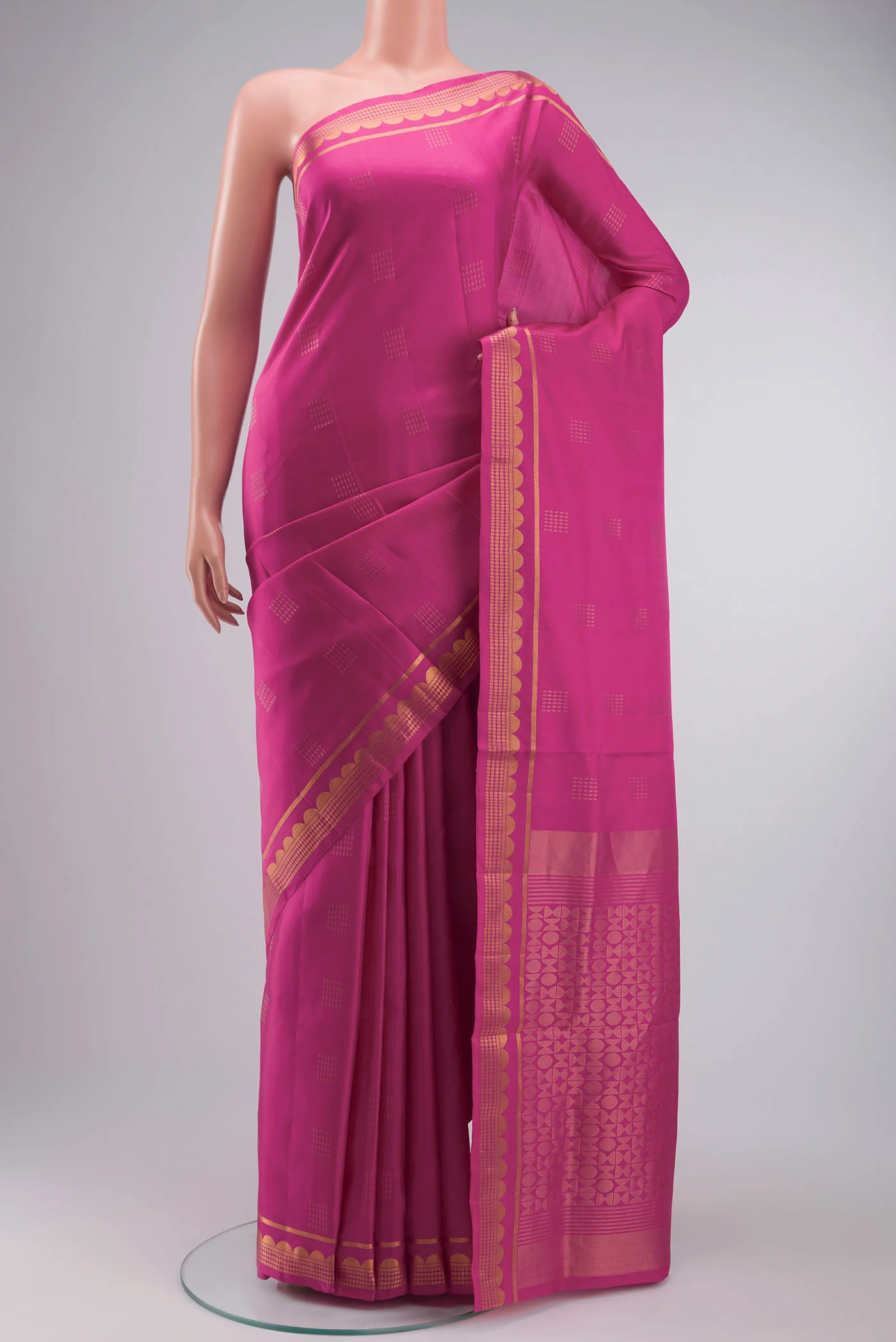 Pink Soft Silk Saree