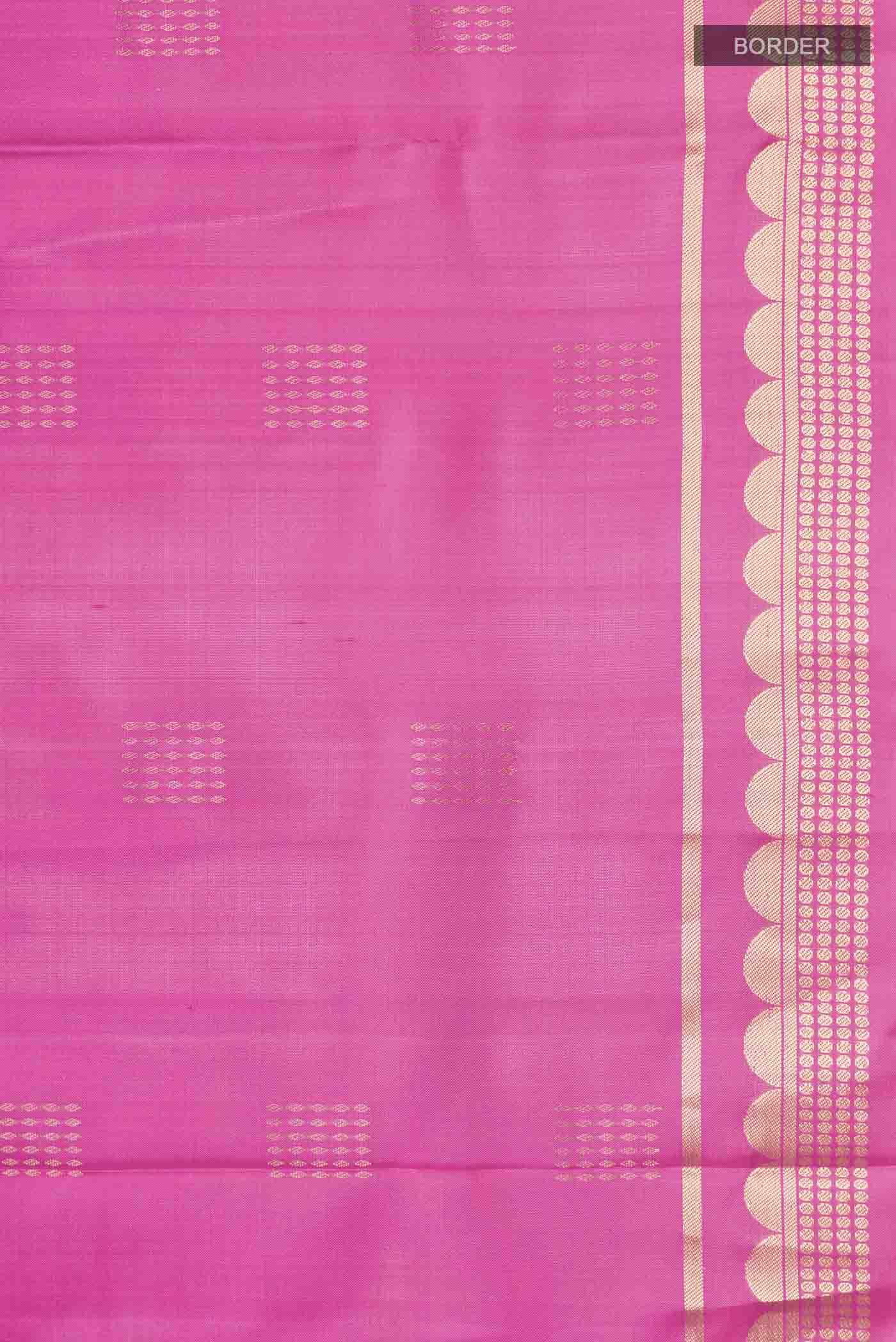 Pink Soft Silk Saree - Image 3