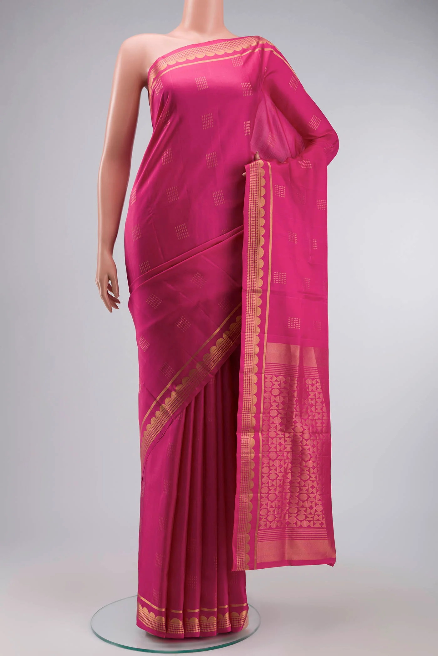 Pink Soft Silk Saree