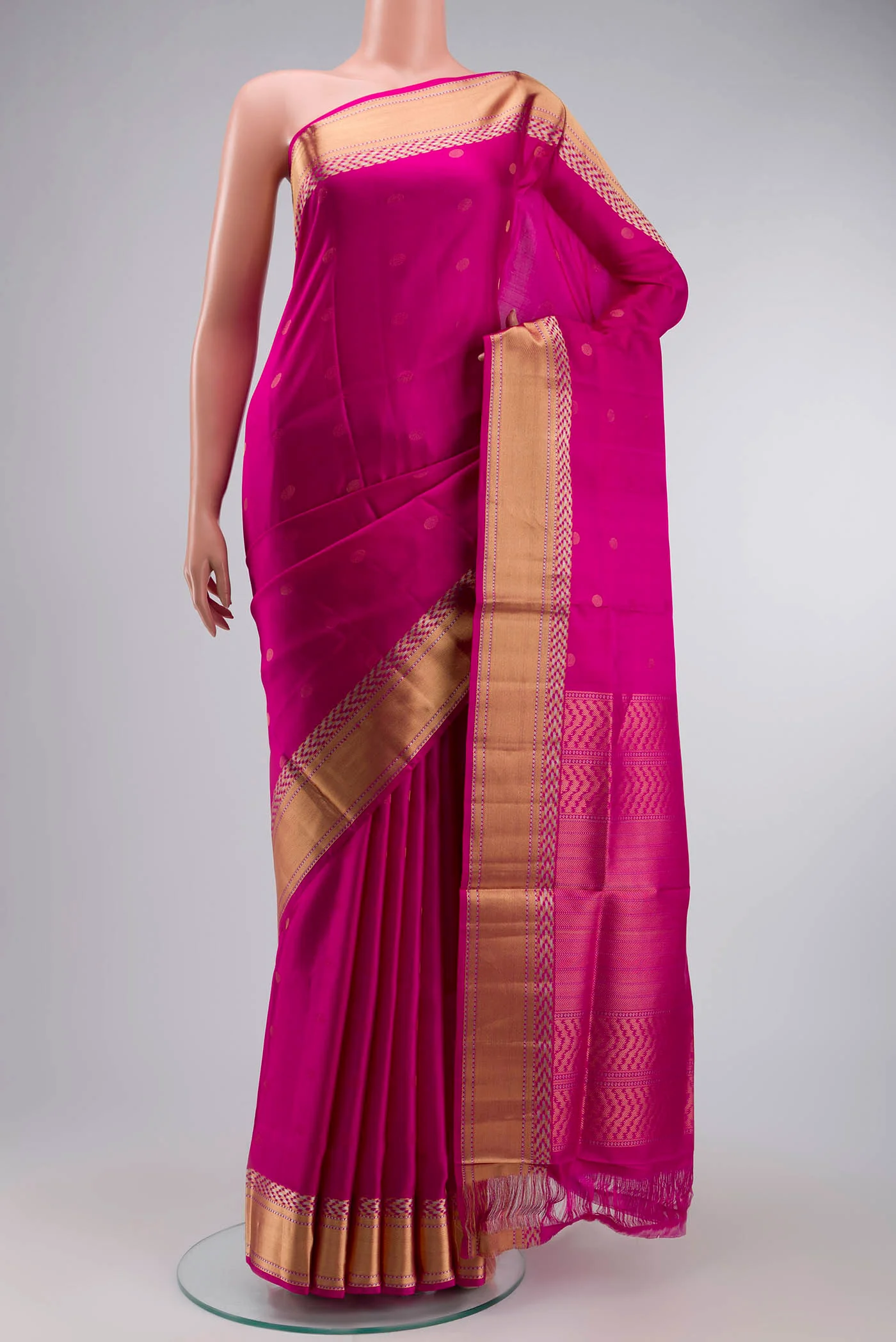 Pink Soft Silk Saree