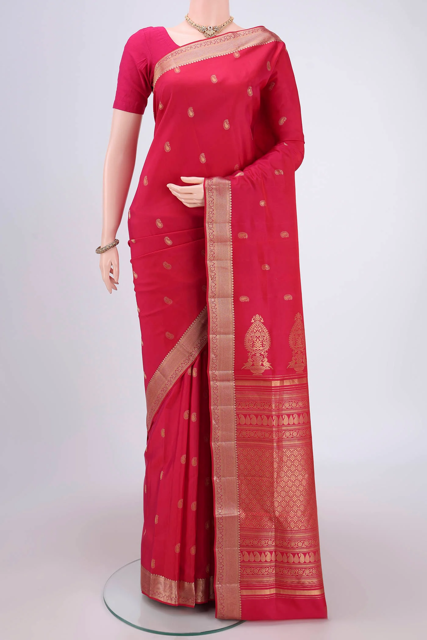 Pink Soft Silk Saree
