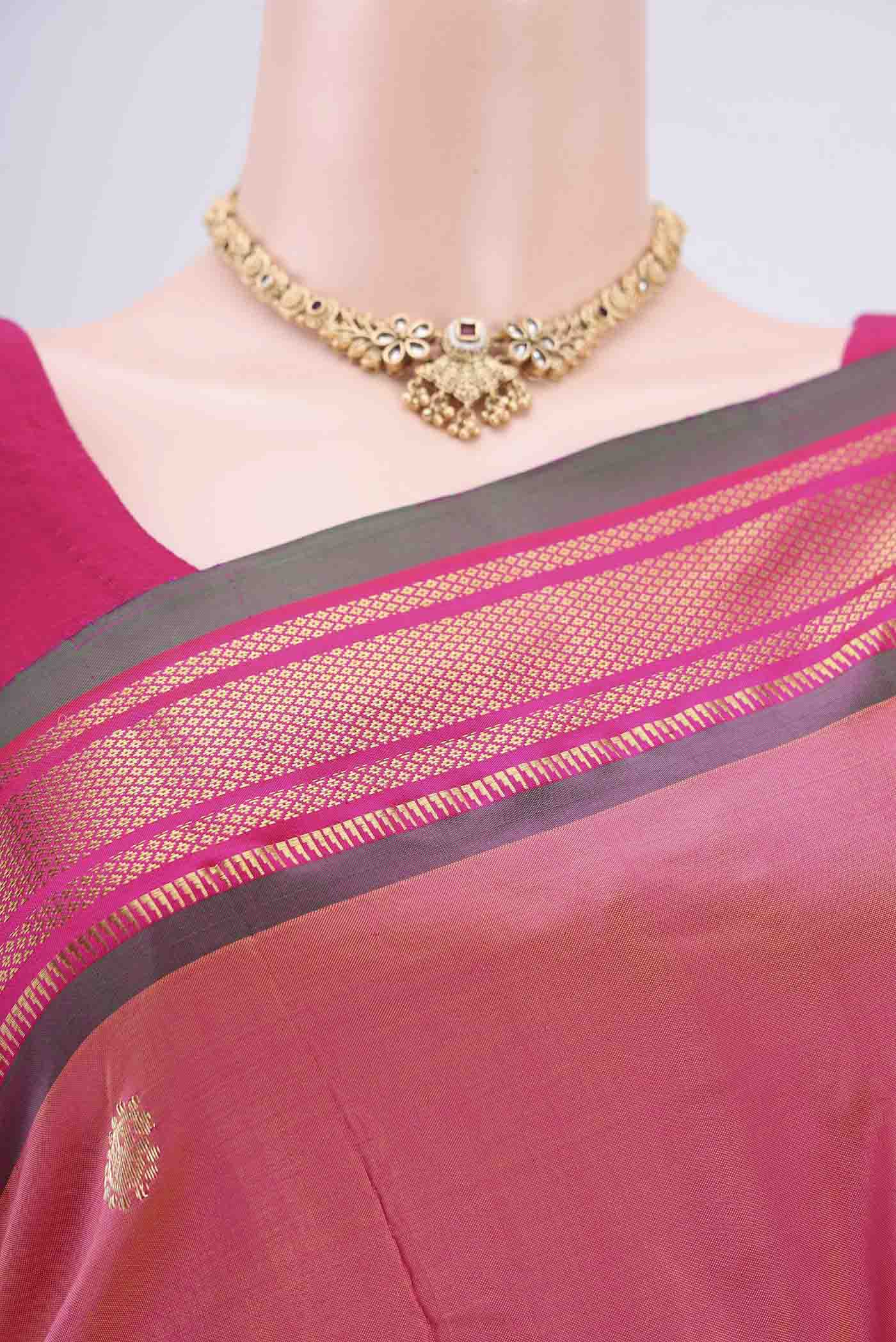 Multi Color Paithani Silk Saree - Image 2