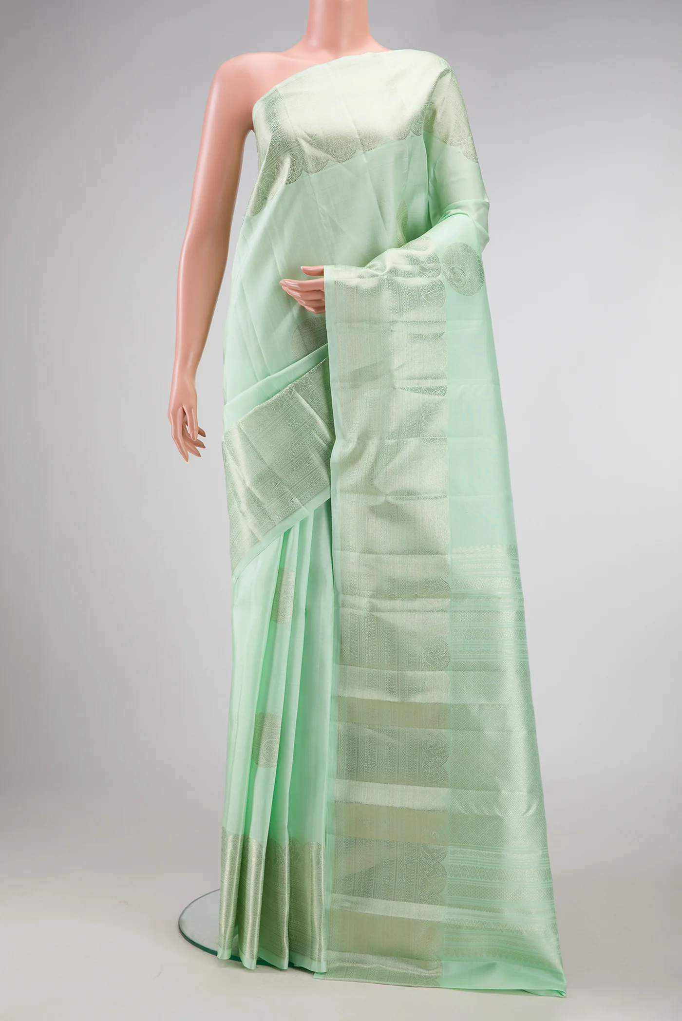 Blue Kanchipuram Silk Saree