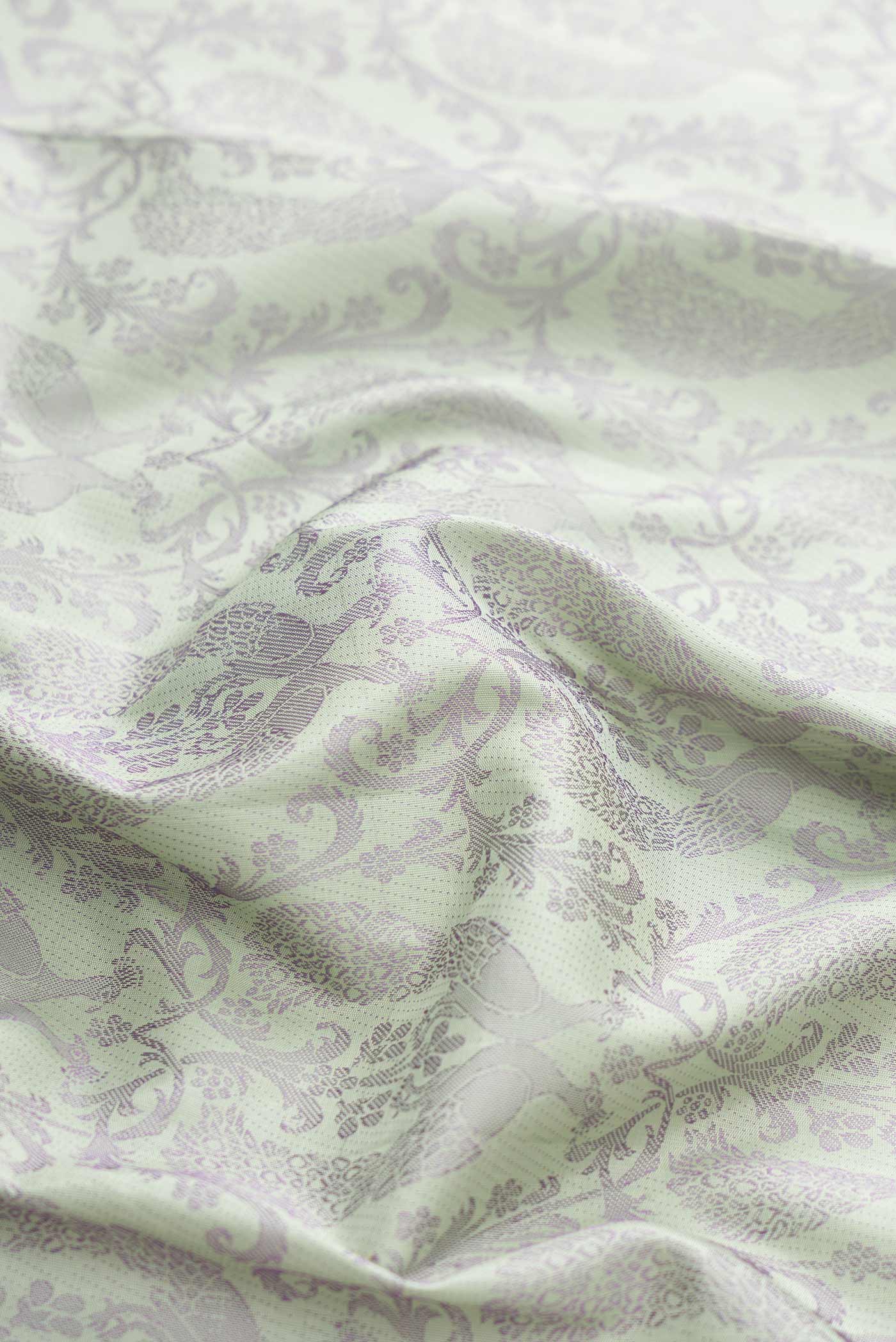 Pista Green Dual Tone Kanjivaram Silk Saree - Image 2