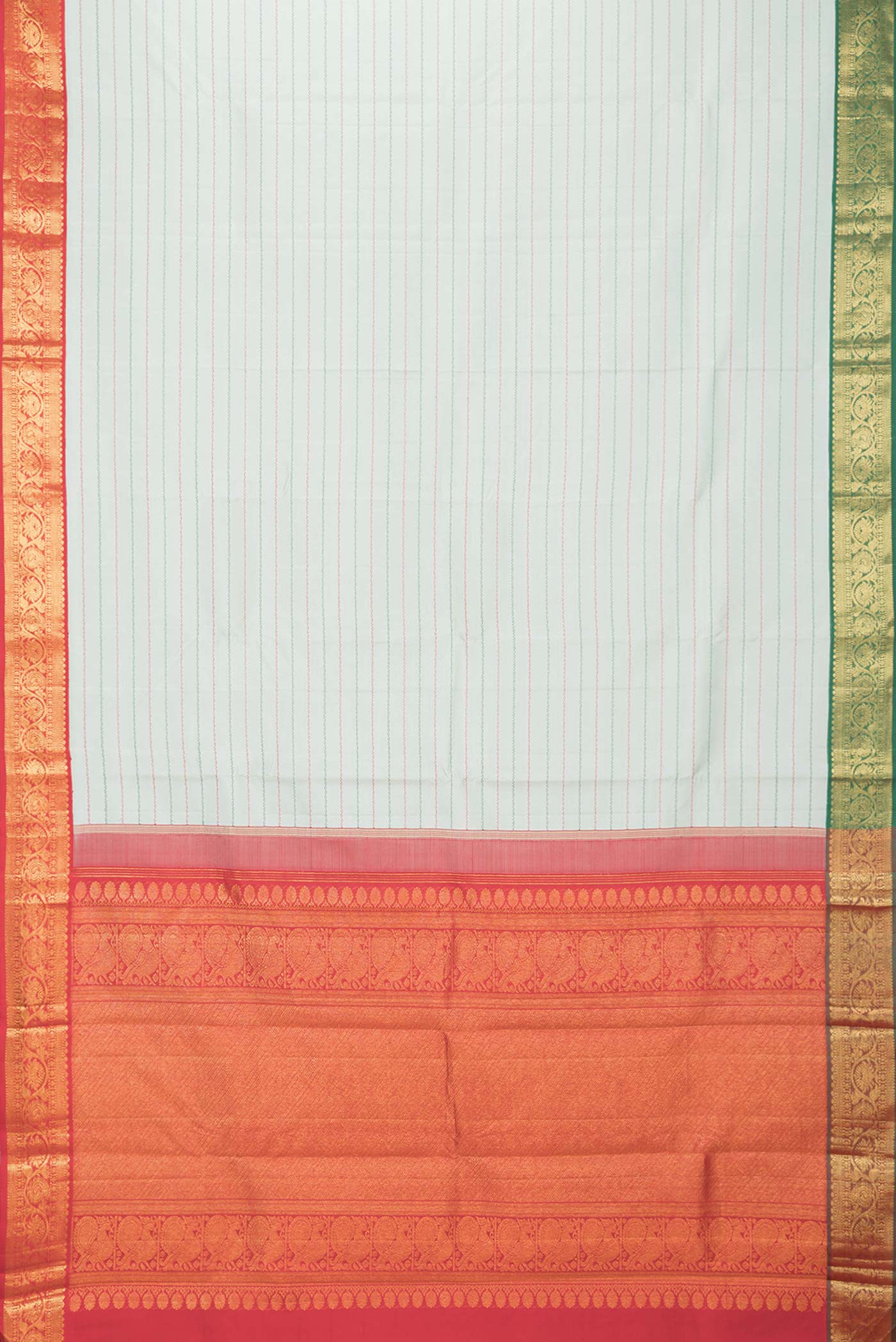 Light Blue Kanjivaram Silk Saree - Image 6