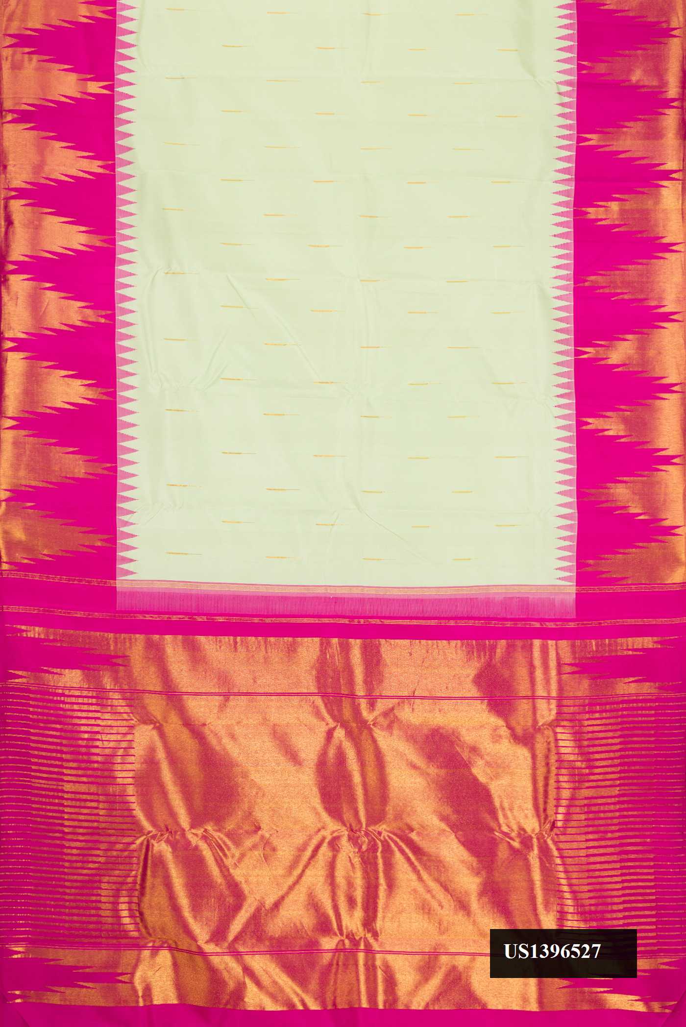 Pista Green Dual Tone Kanchipuram Silk Saree
