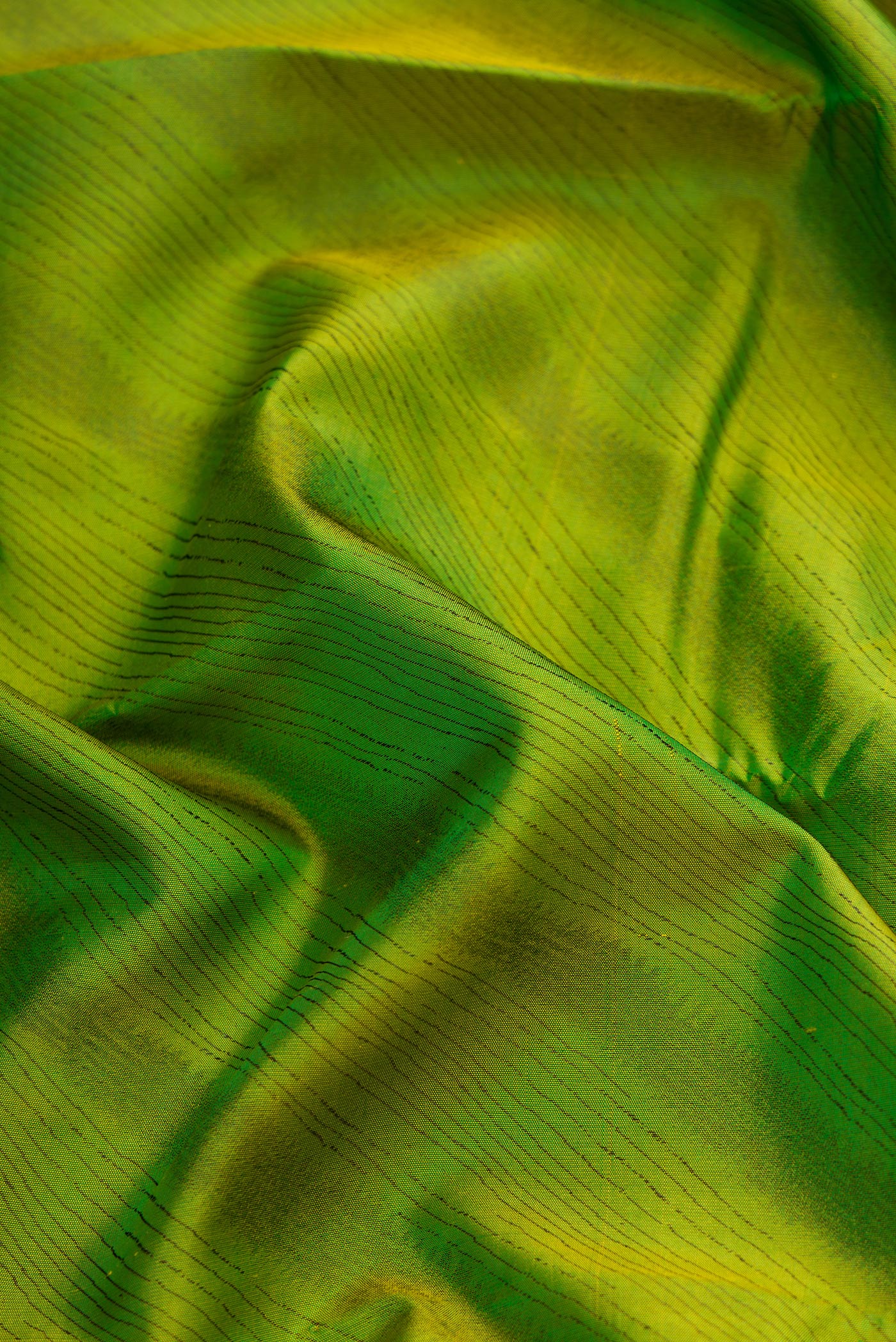 Green Kanchipuram Silk Saree - Image 2