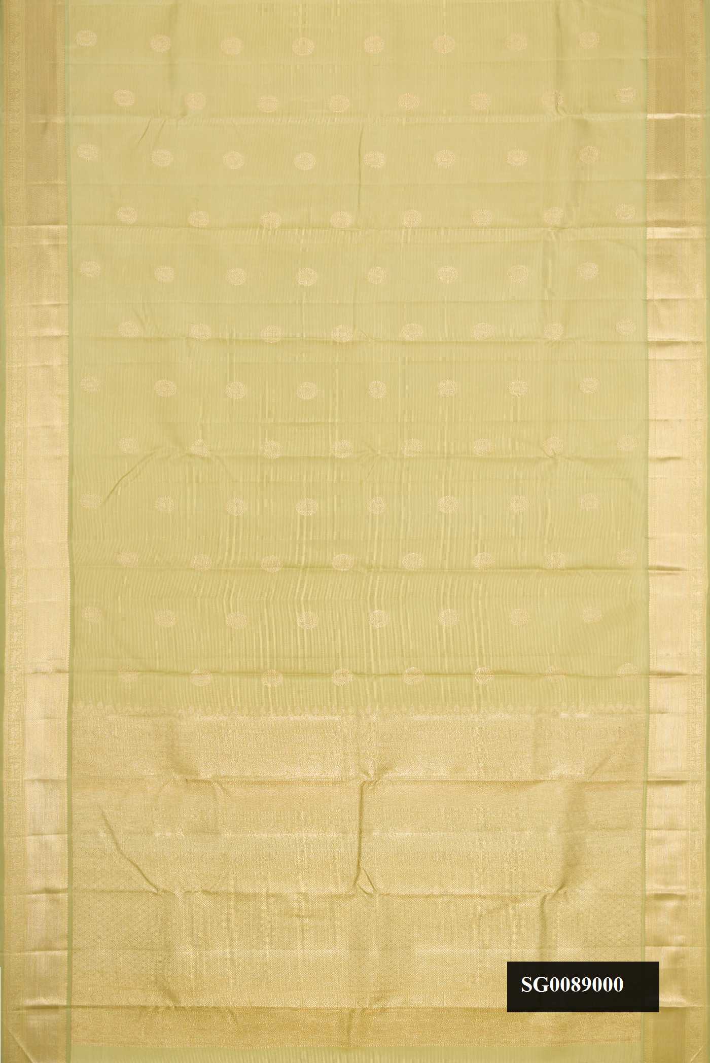 Pista Green Dual Tone Kanchipuram Silk Saree