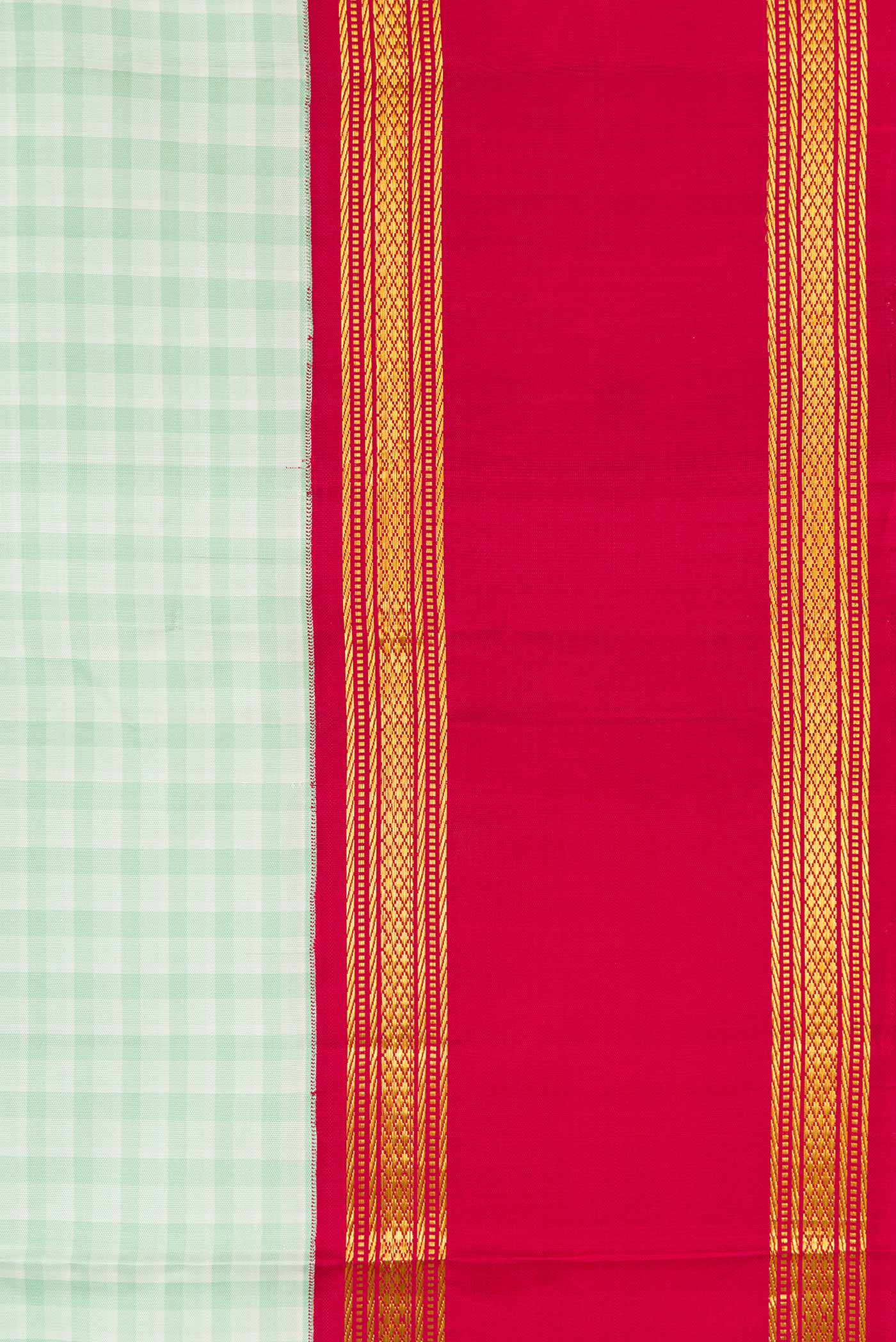 Pista Green Kanjivaram Silk Saree - Image 3