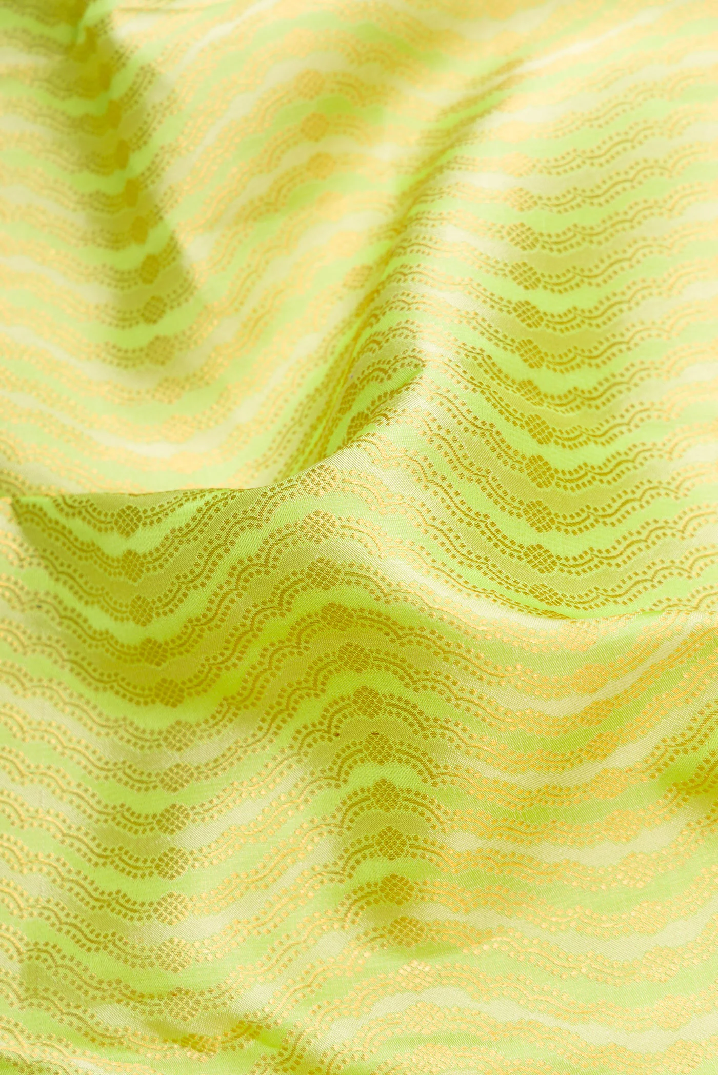 Pista Green Kanjivaram Silk Saree - Image 2