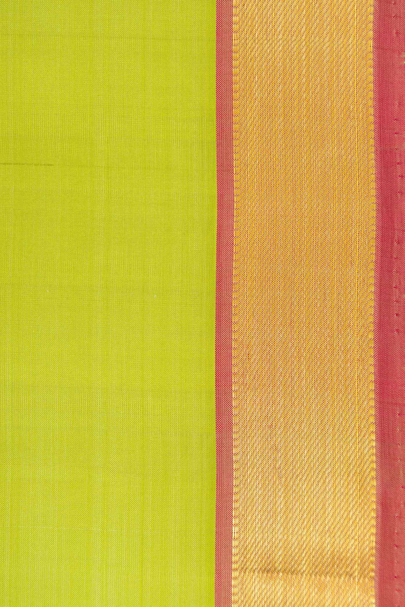 Pista Green Kanjivaram Silk Saree - Image 3