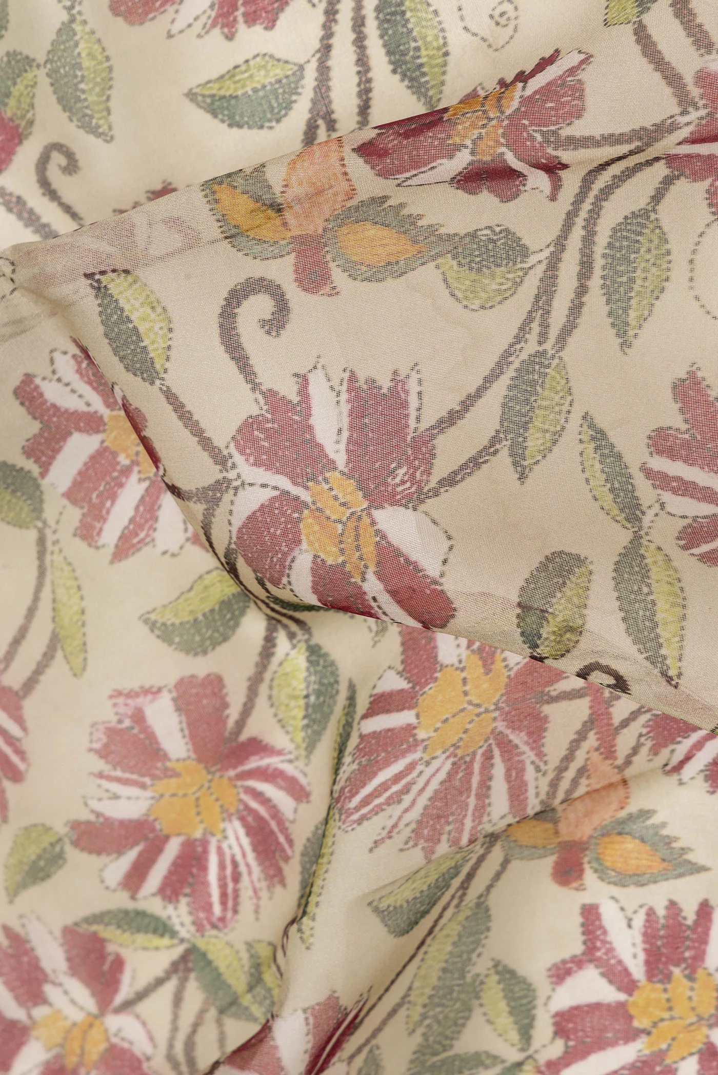 Pista Green Organza Silk Saree - Image 2