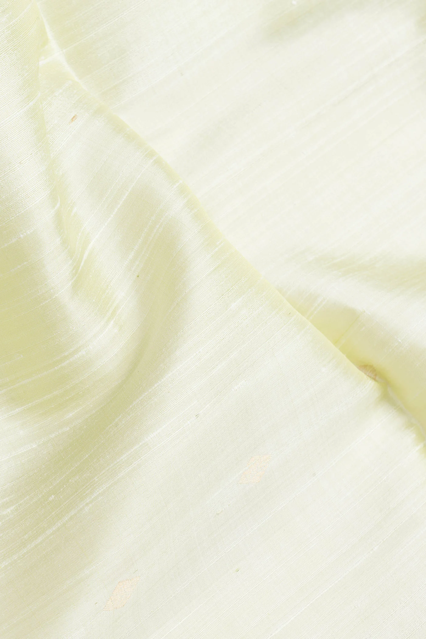Cream Raw Silk Saree - Image 2