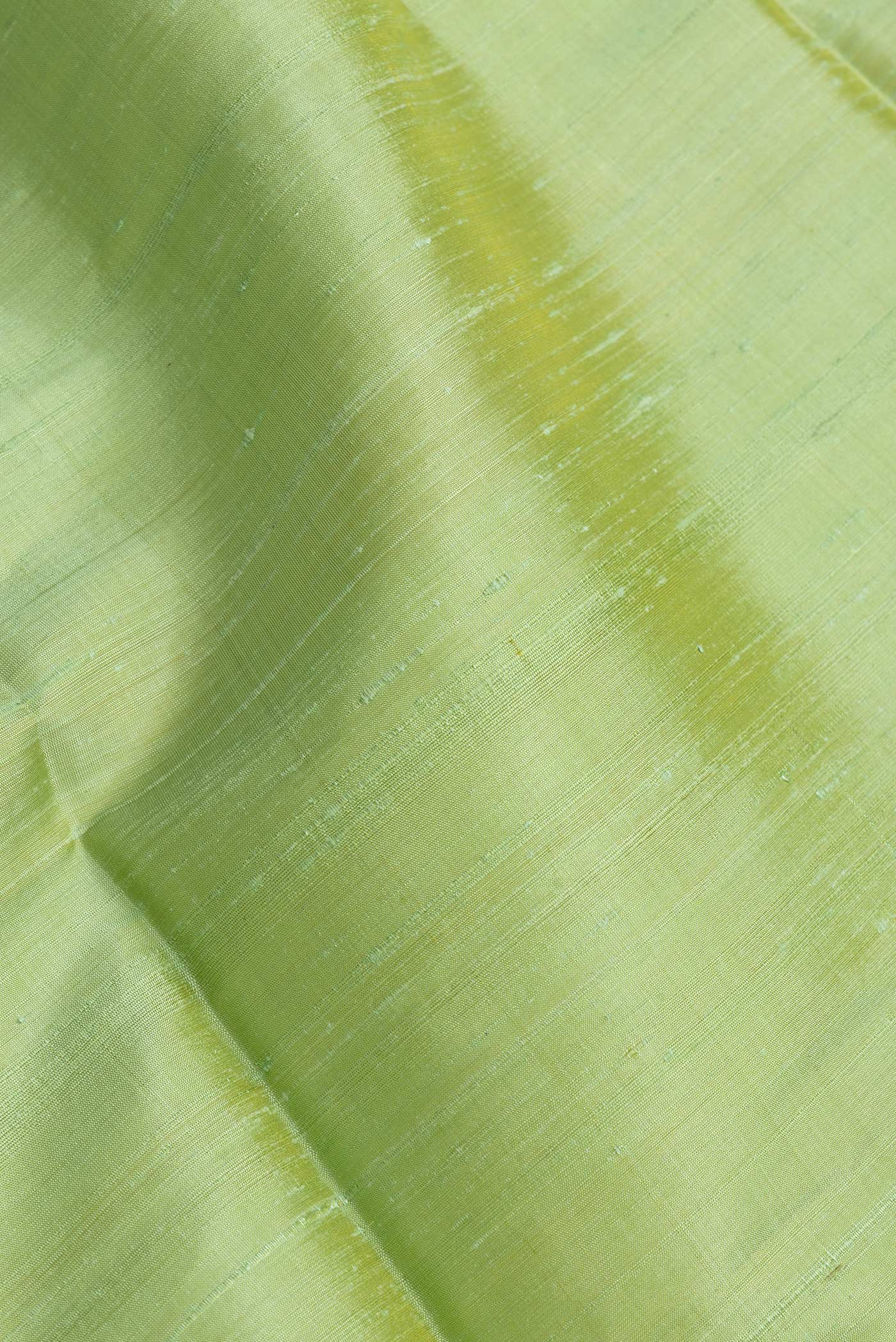 Pista Green Raw Silk Saree - Image 2