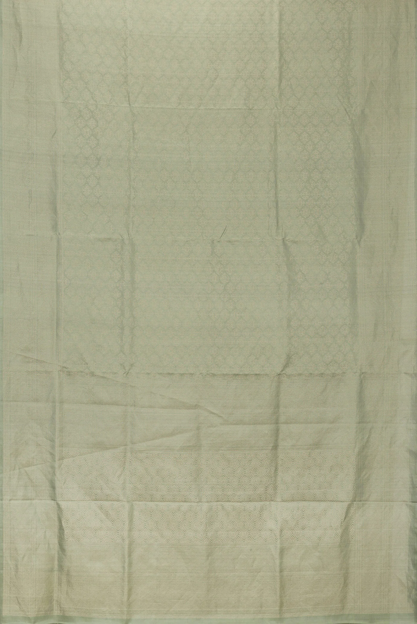 Sage Green Soft Silk Saree - Image 6