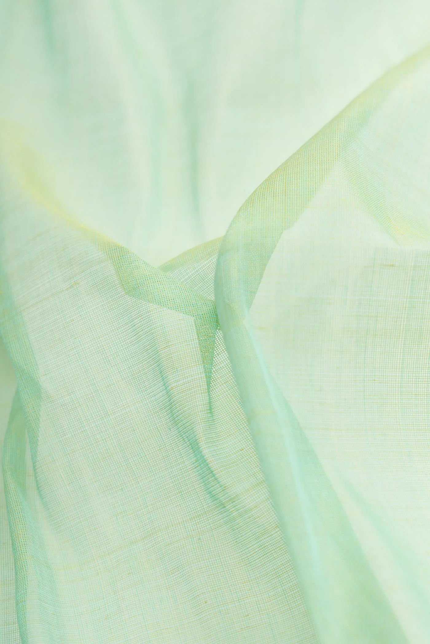 Pure Silk Pure Zari Sea Green Uppada Saree - Image 2