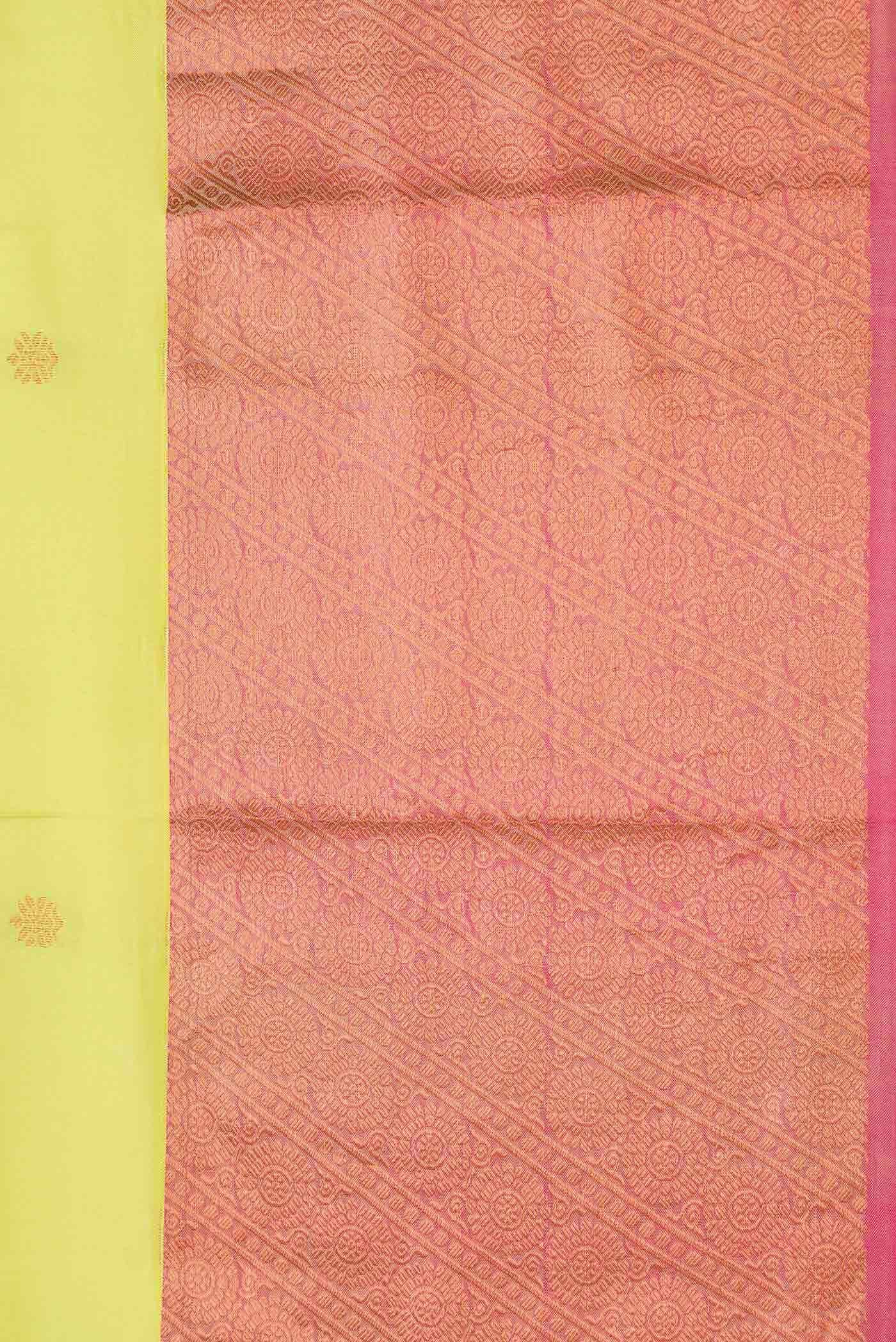 Pista Green Kanchipuram Silk Saree - Image 4