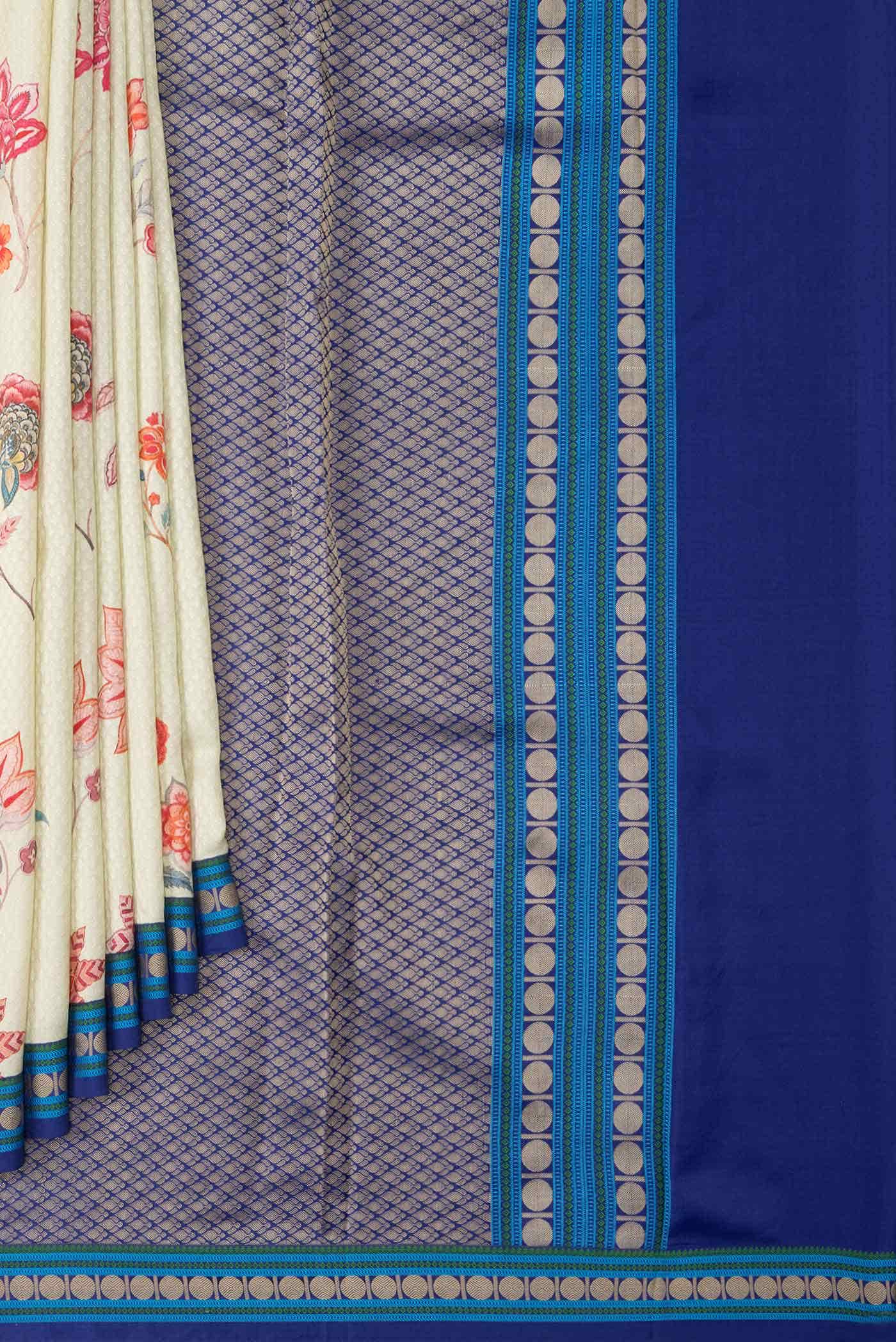Pista Green Kanchipuram Silk Saree - Image 2