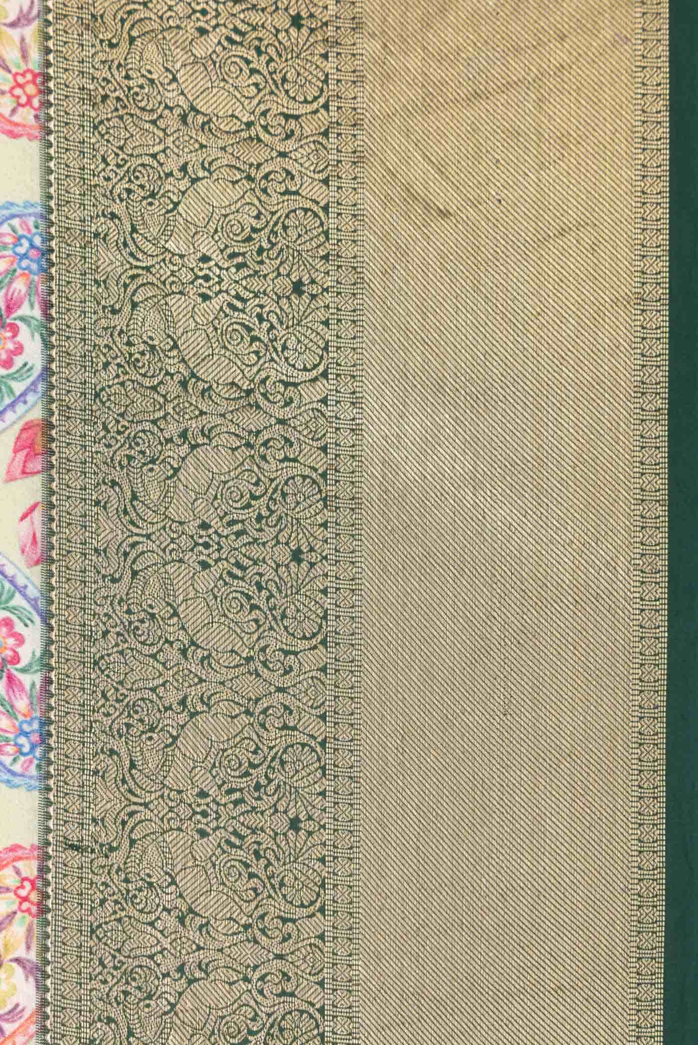 Pista Green Kanchipuram Silk Saree - Image 5
