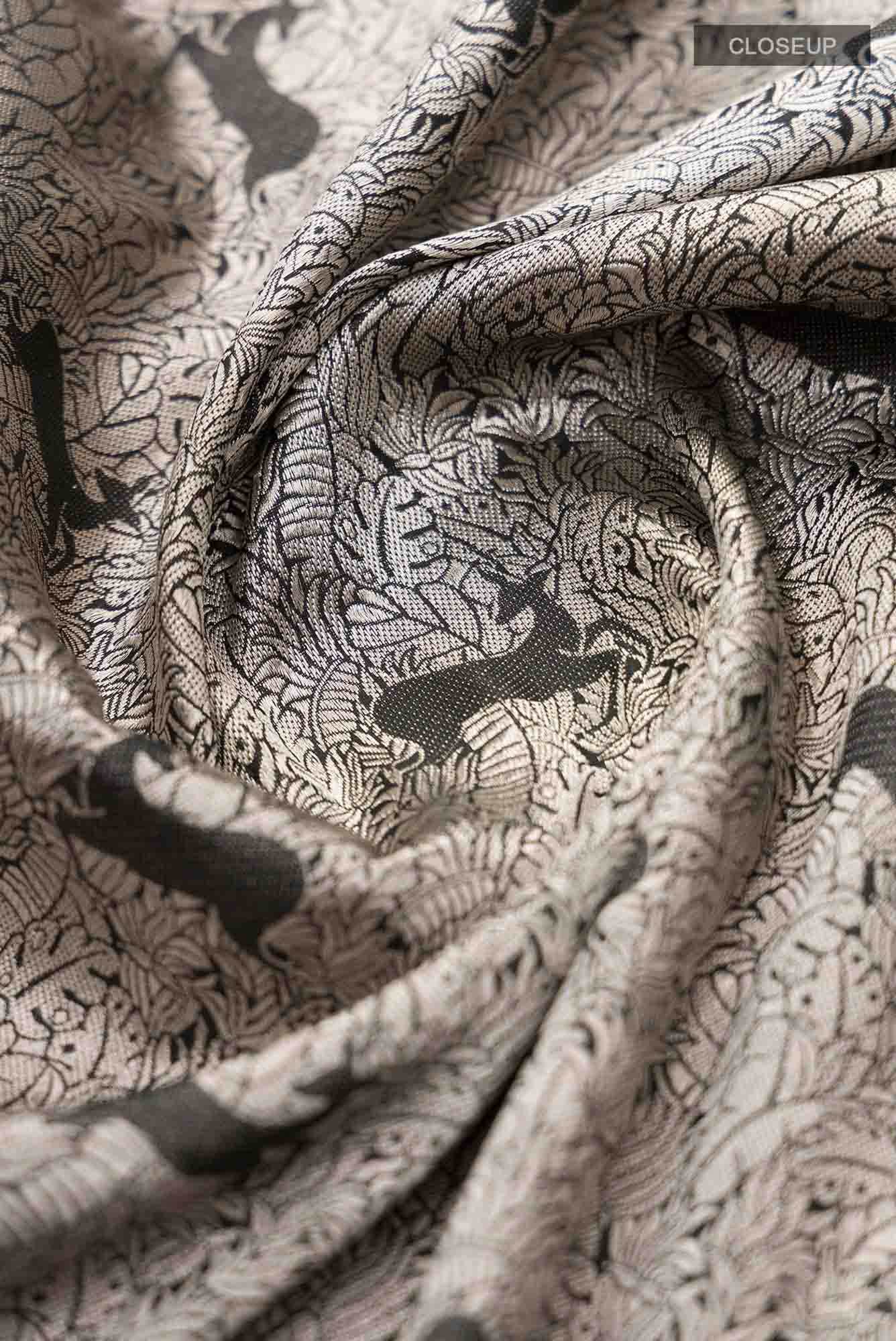 Prance-Black Banarasi Silk Saree - Image 5