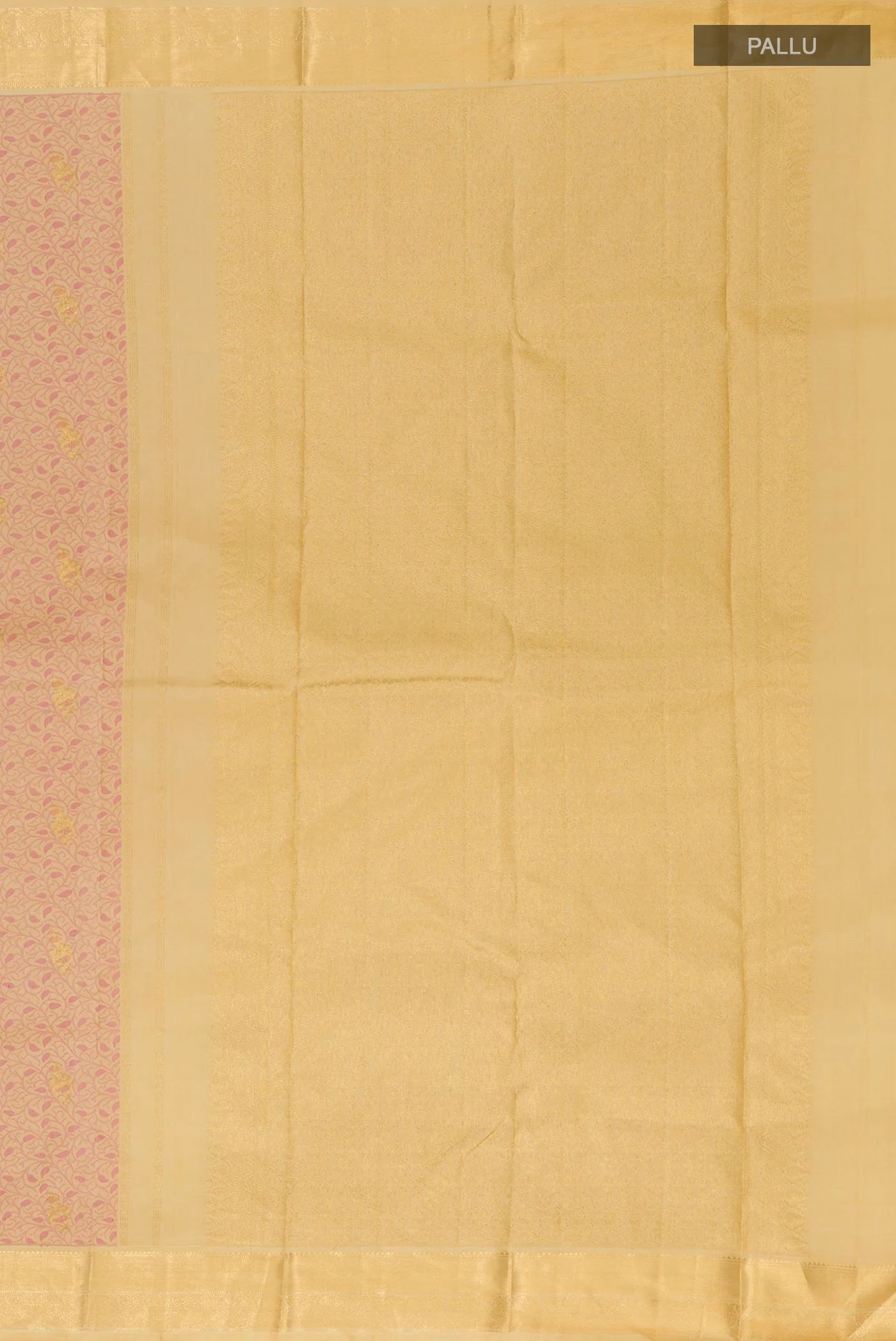Pure Silk Pure Zari Sandal Kanjivaram Saree - Image 6