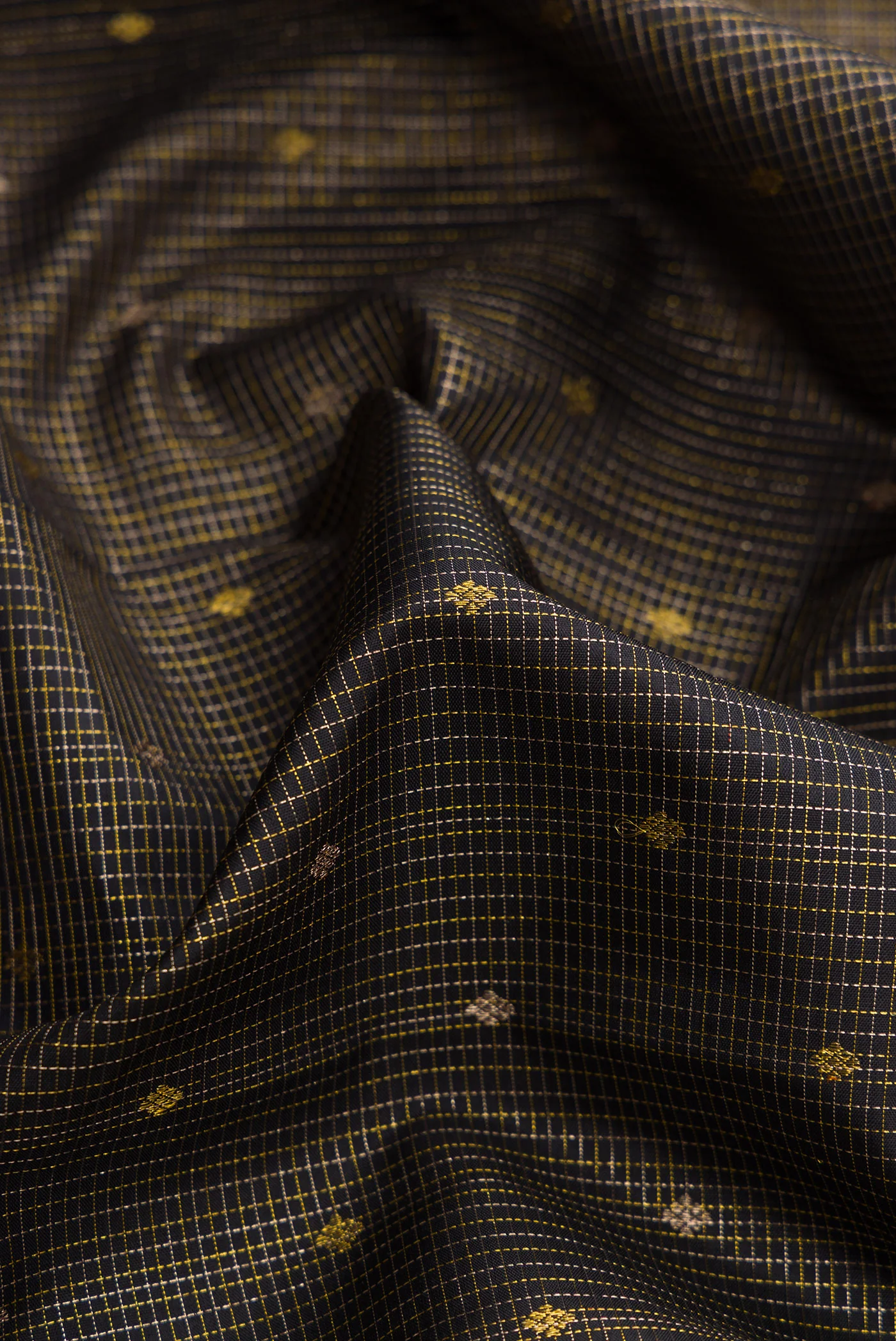 Black Kanjivaram Silk Saree - Image 2