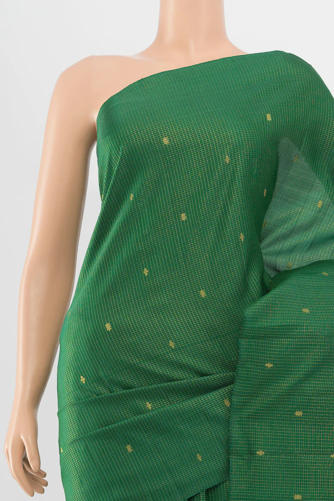 Green Kanjivaram Silk Saree - Image 2