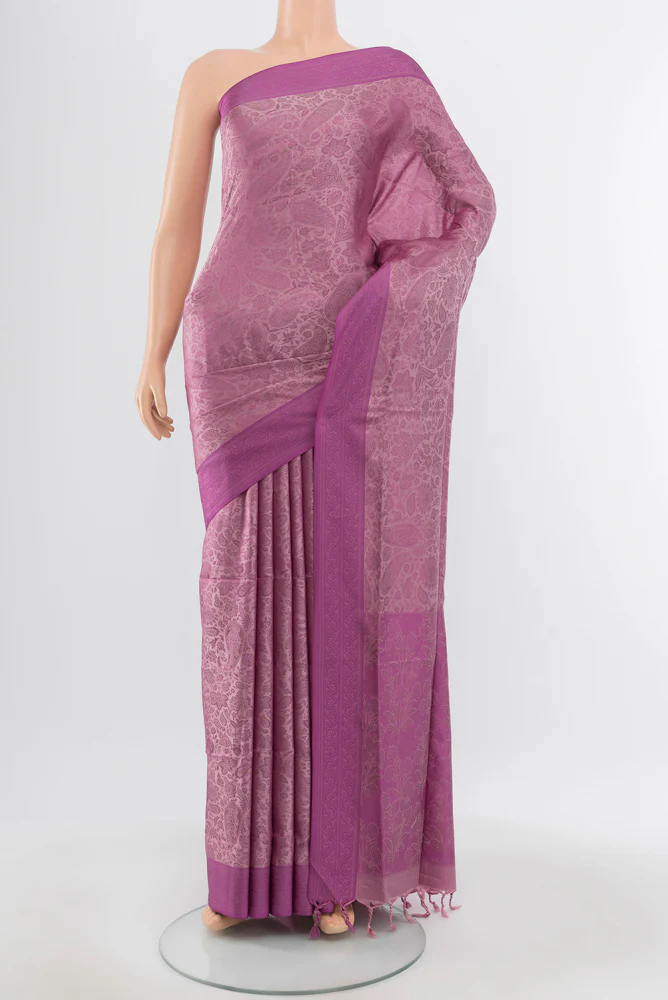 Lavender Soft Silk Saree