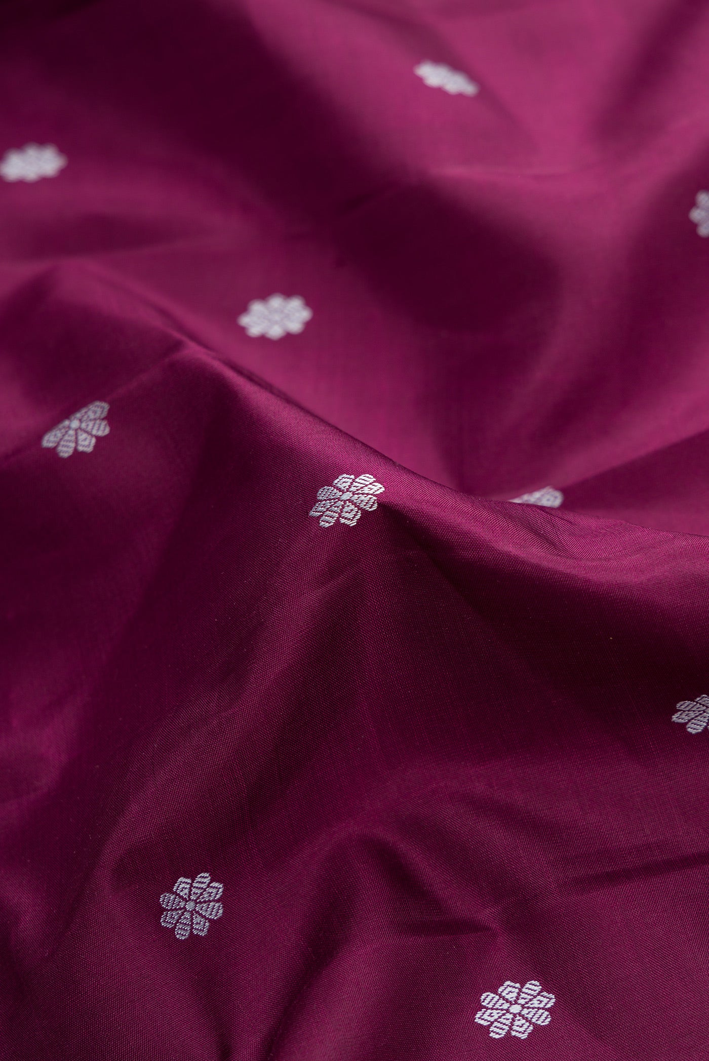 Pure Silk Pure Zari Purple Kanjivaram Saree - Image 2