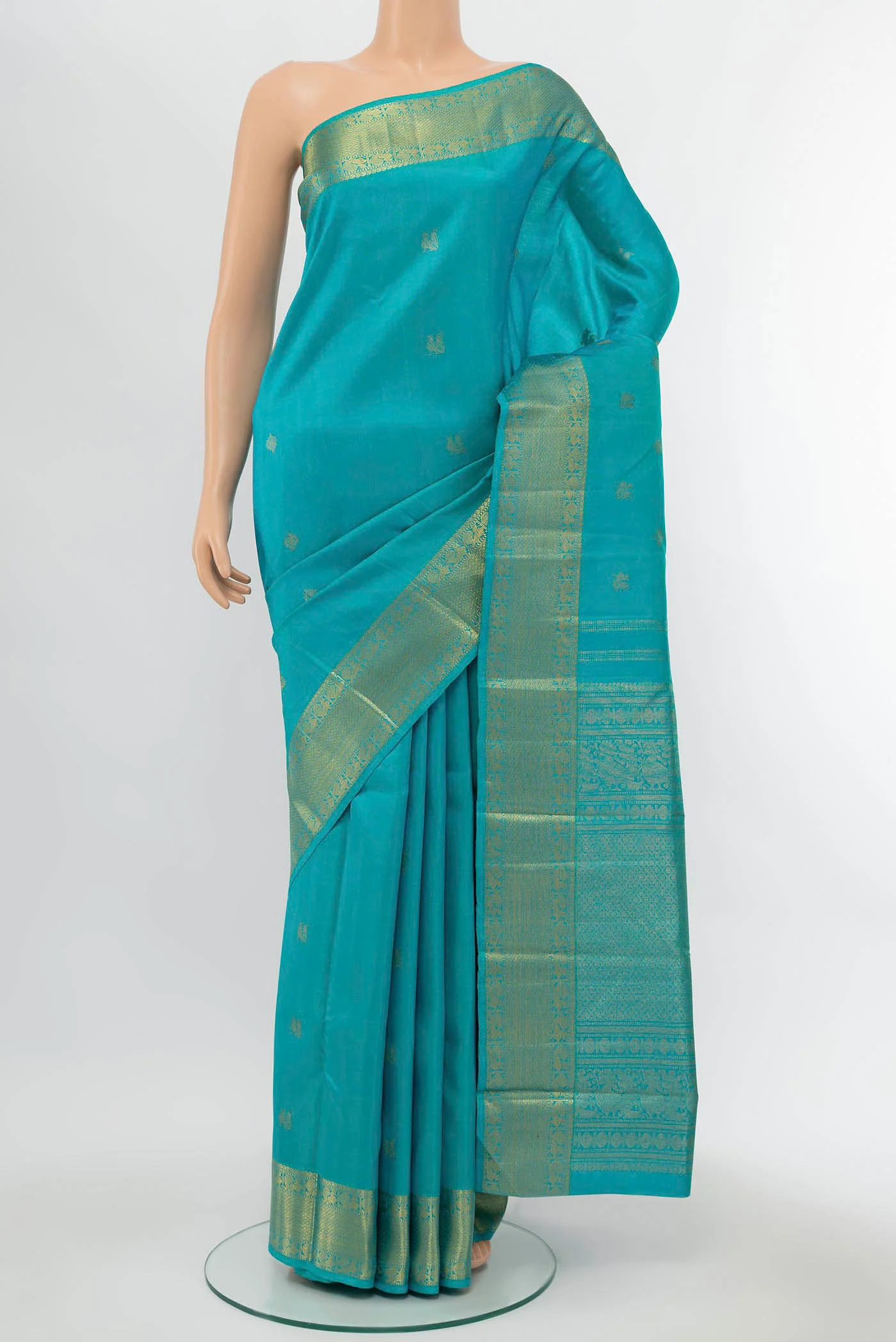 Pure Silk Pure Zari Coral Kanjivaram Saree