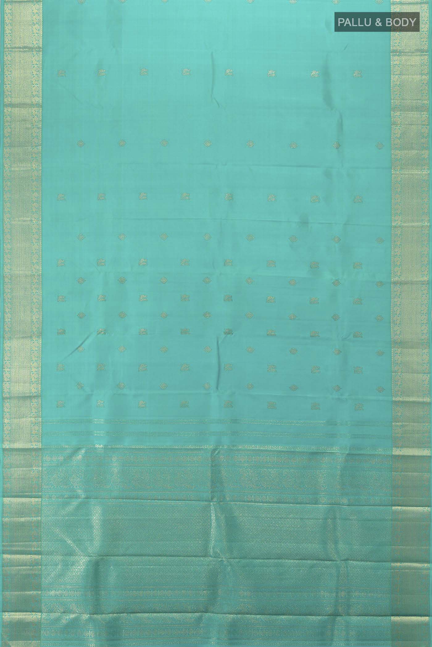 Pure Silk Pure Zari Coral Kanjivaram Saree - Image 5