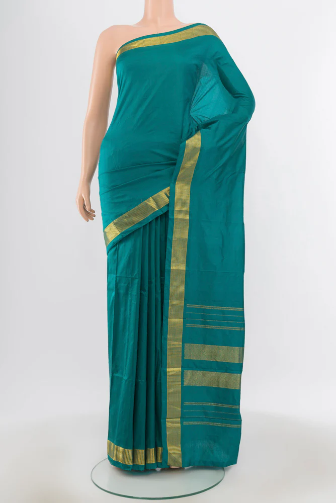Blue Kanjivaram Silk Saree