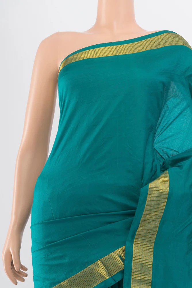 Blue Kanjivaram Silk Saree - Image 2