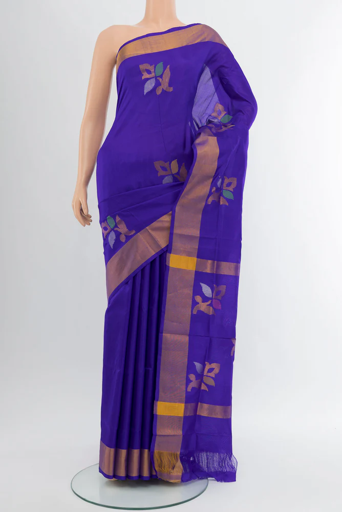 Royal Blue Uppada Silk Saree