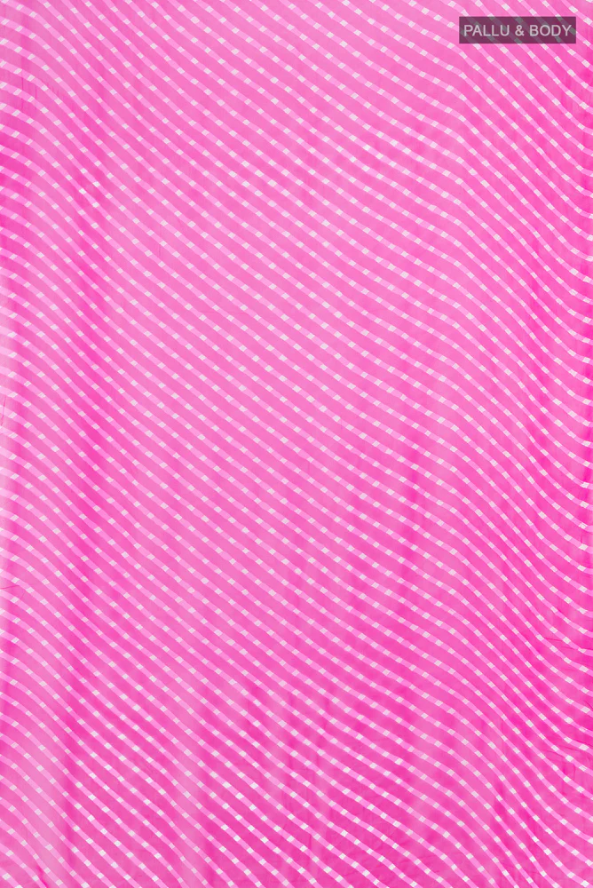Rani Pink Georgette Saree - Image 5