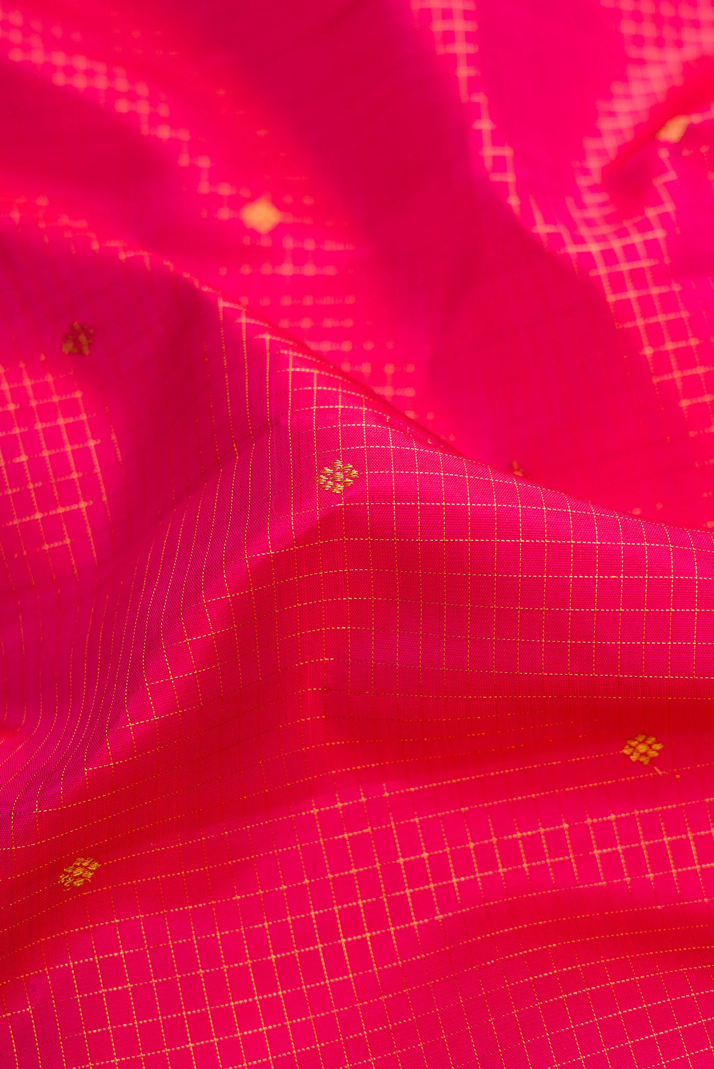 Pink Kanchipuram Silk Saree - Image 2