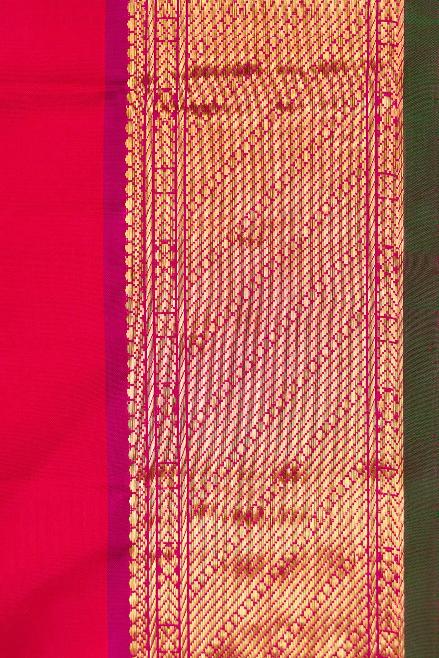 Pink Kanchipuram Silk Saree - Image 3
