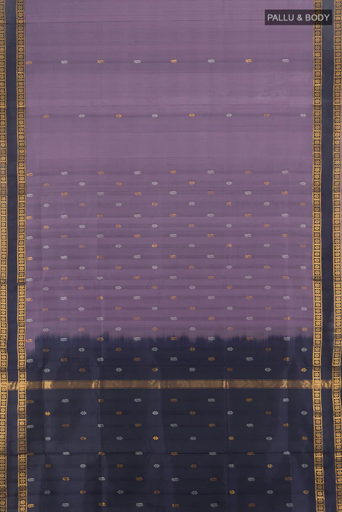 Lavender Uppada Silk Saree - Image 5