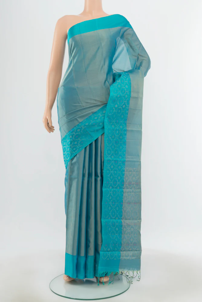 Blue Soft Silk Saree