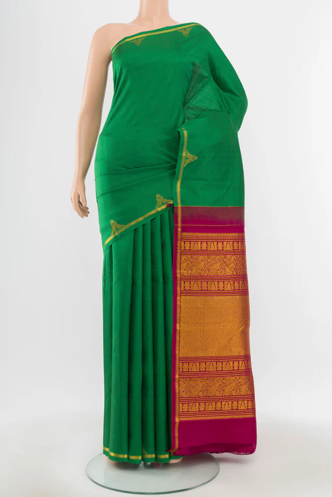 Green Kanchipuram Silk Saree