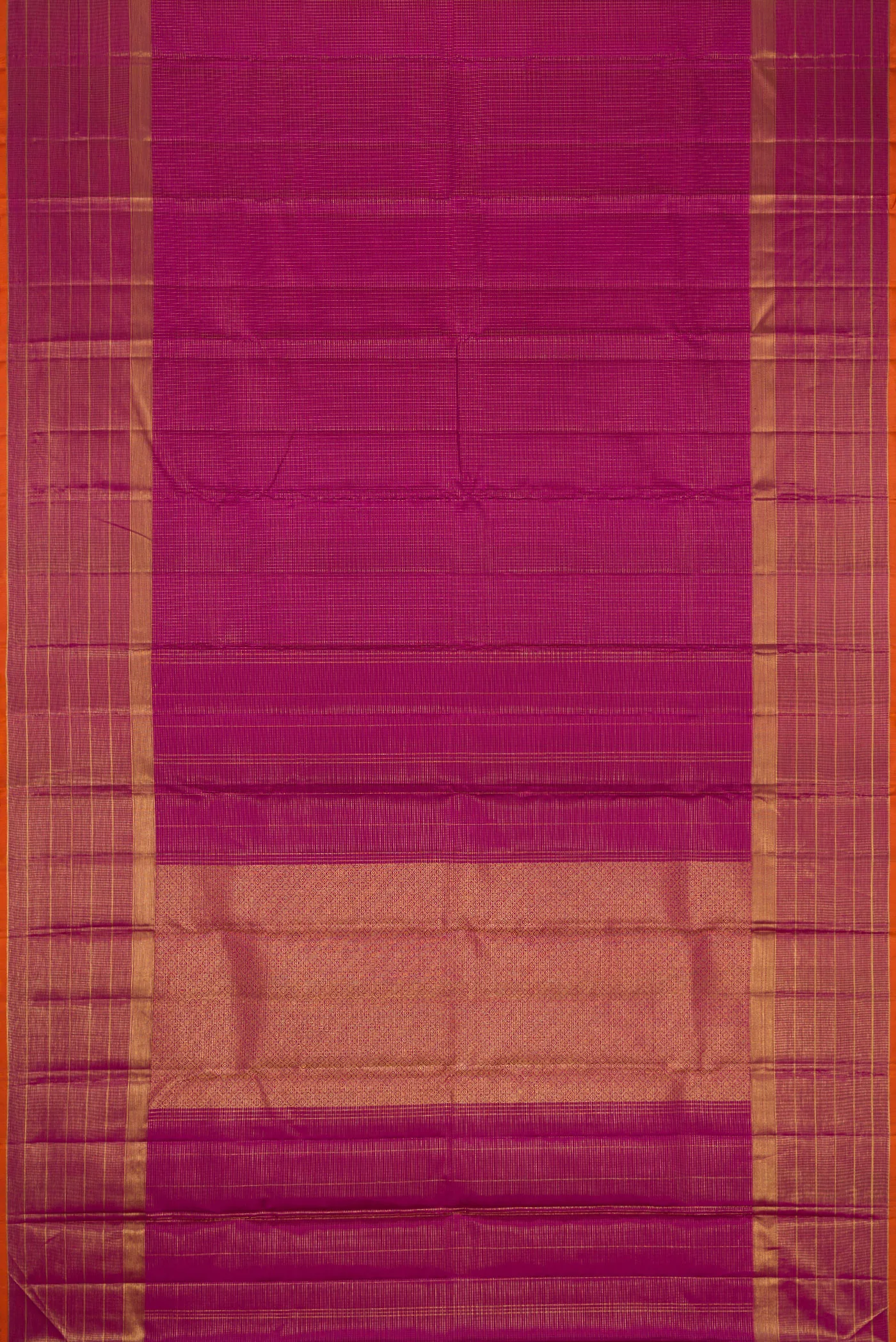 Magenta Kanjivaram Silk Saree - Image 6