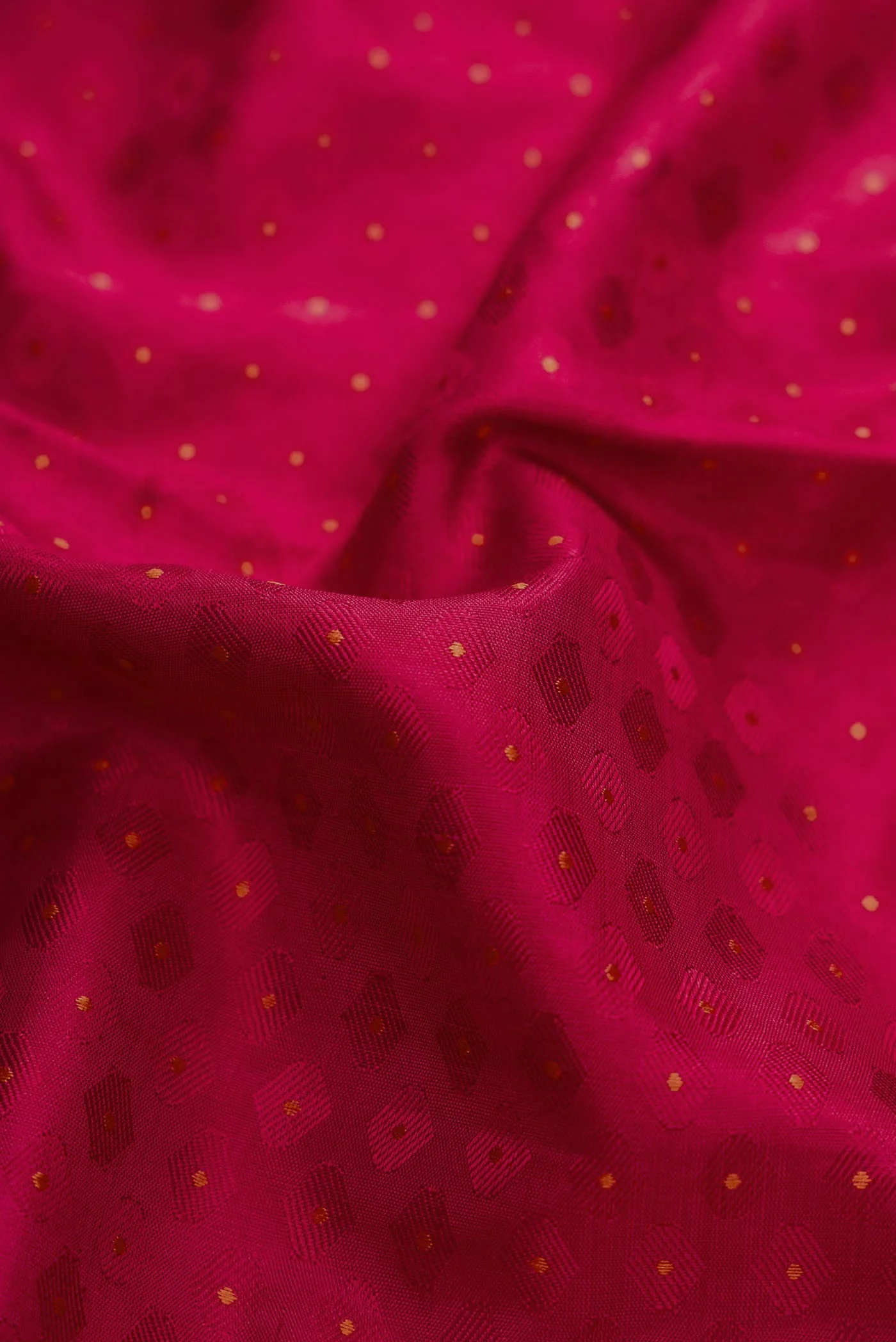 Pure Silk Pure Zari Maroon Kanchipuram Saree - Image 2