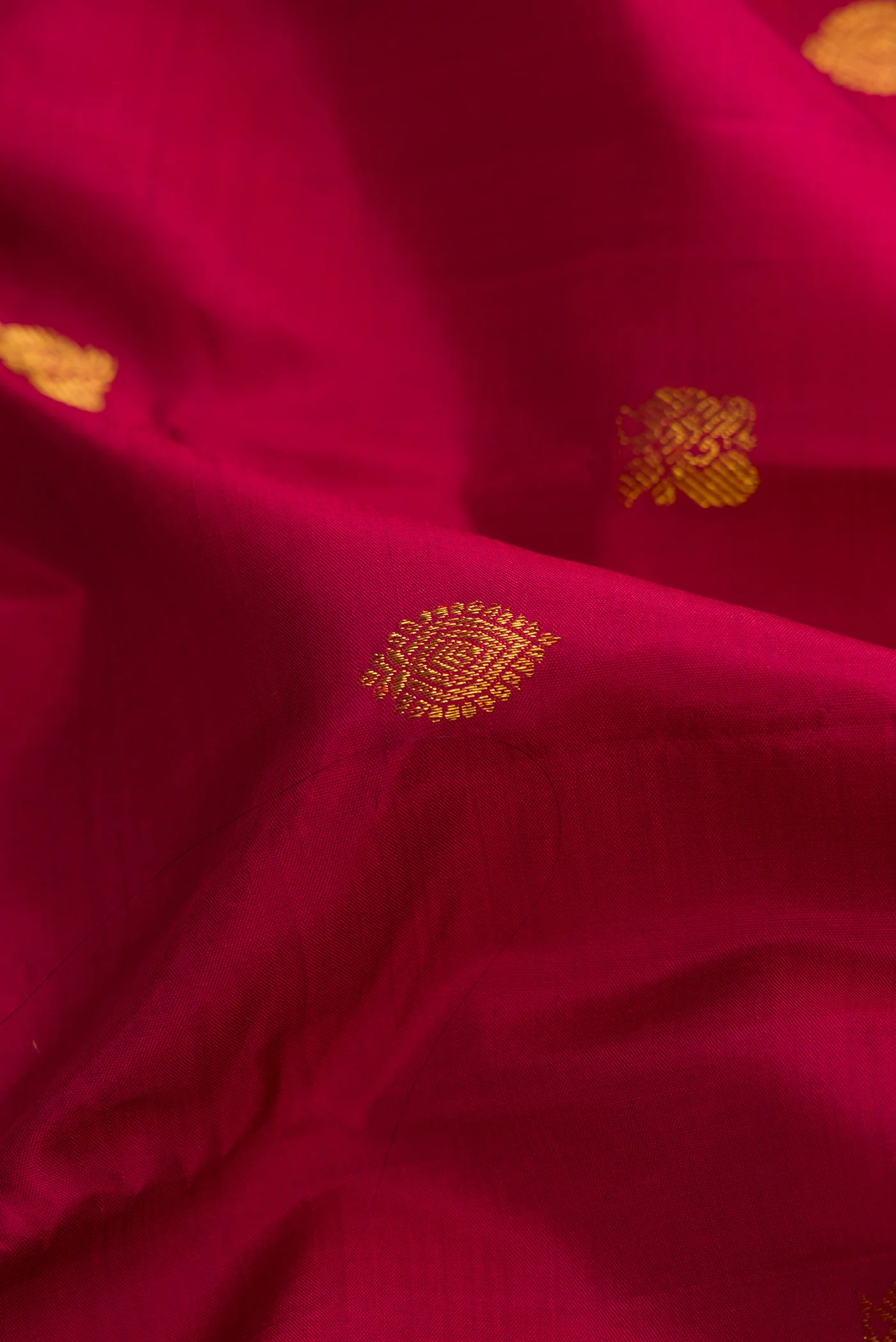 Maroon Kanjivaram Silk Saree - Image 2