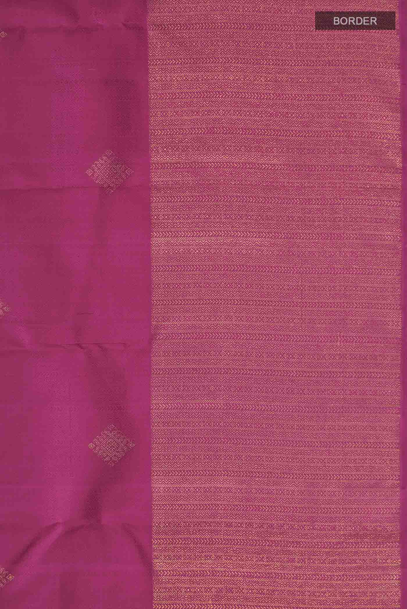 Pure Silk Pure Zari Maroon Kanjivaram Saree - Image 3