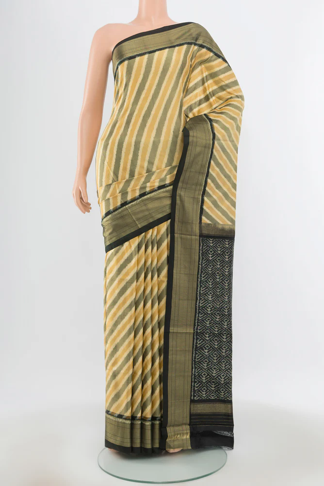 Sandal Pochampally Silk Saree