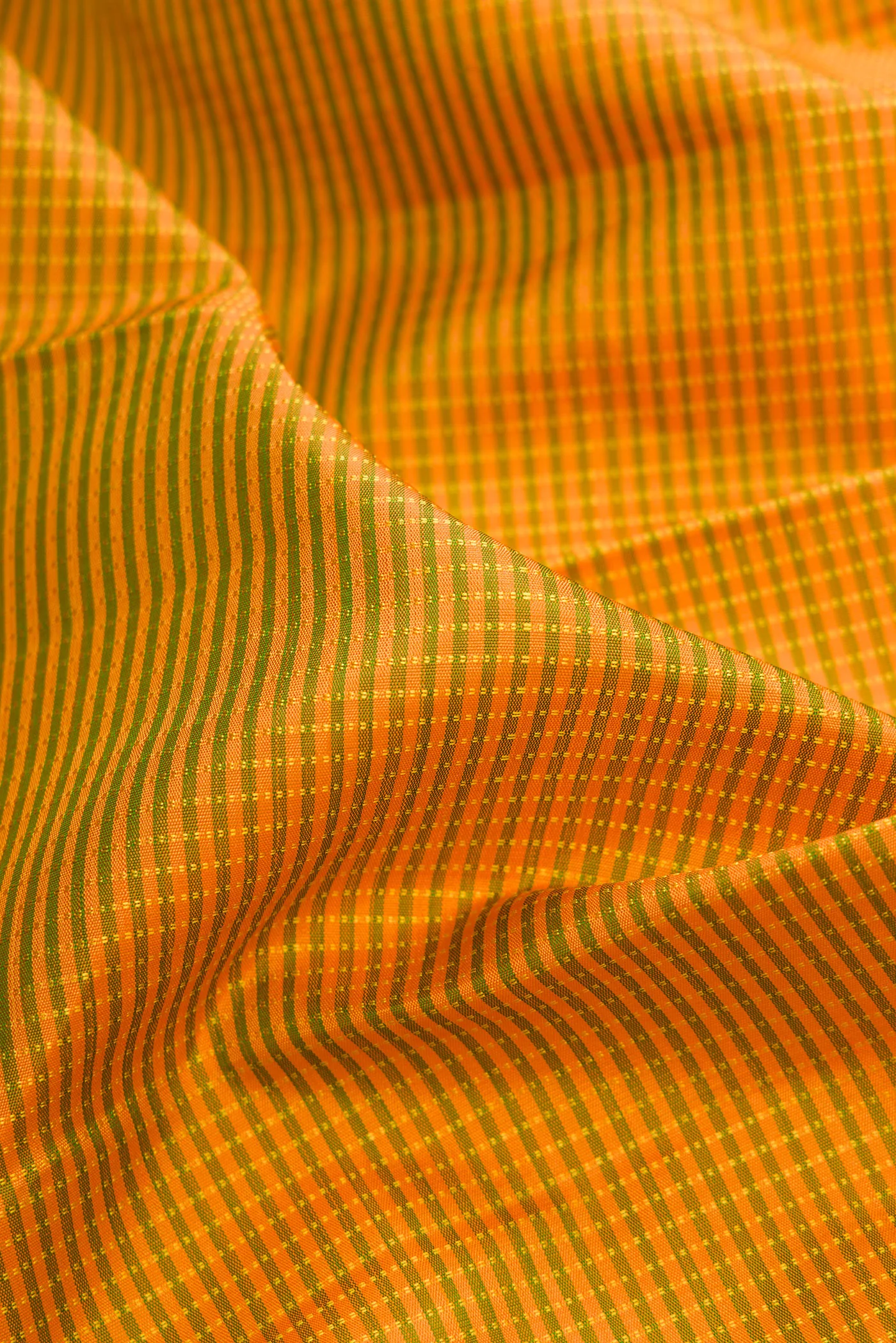 Pure Silk Pure Zari Multi Color Kanjivaram Saree - Image 2