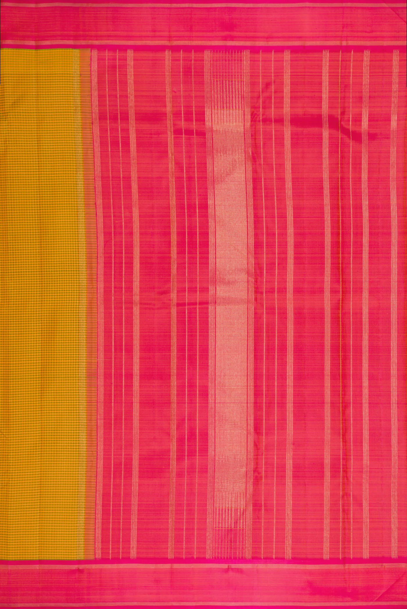 Pure Silk Pure Zari Multi Color Kanjivaram Saree - Image 7