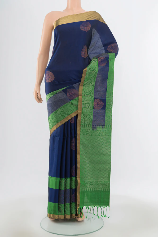 Blue Soft Silk Saree
