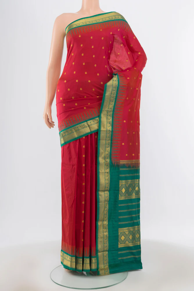 Pink Bangalore Silk - kadyal Saree