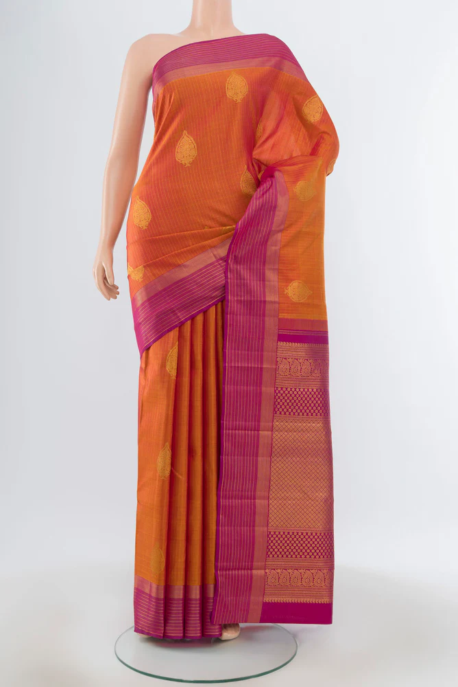 Multi Color Kanjivaram Silk Saree